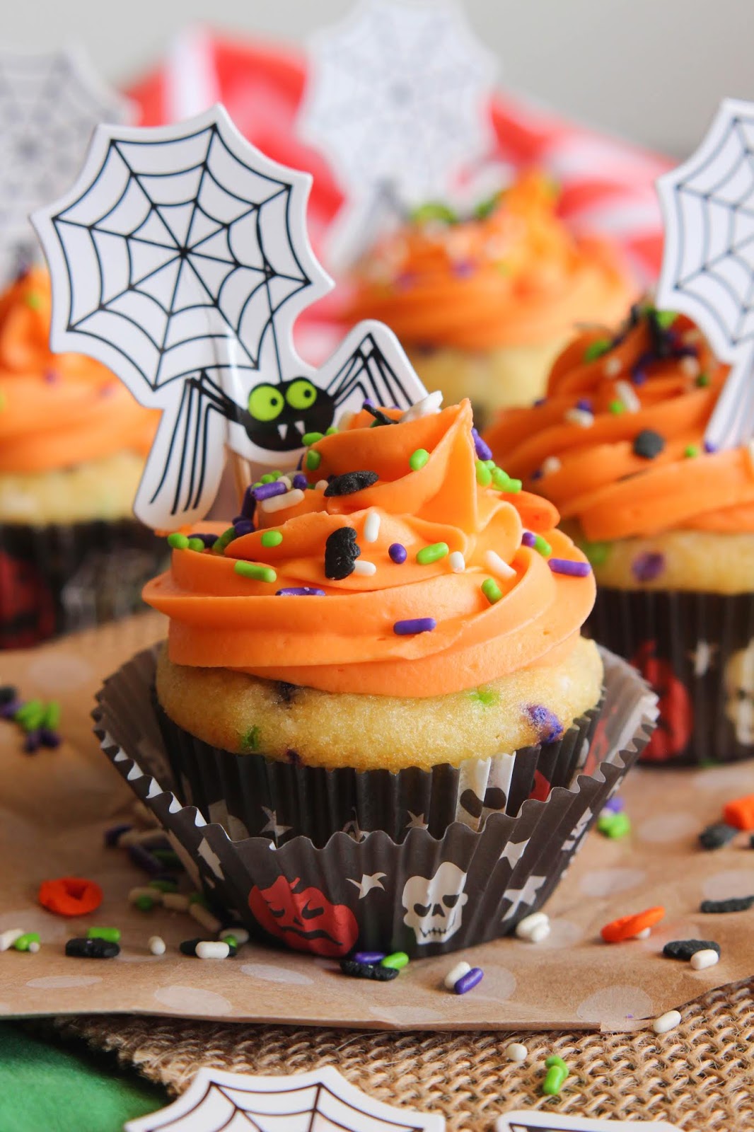 Eat Cake For Dinner Small Batch Halloween Funfetti Cupcakes