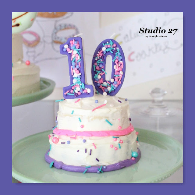 Use Sprinkles and Paint to Custom Design Your own Birthday Cake Candles