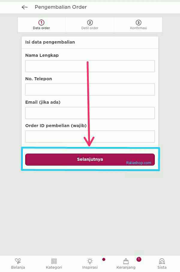 2021 Cara Membatalkan Pesanan Di Sorabel Non Cod Untuk Pelanggan Ralia Shop