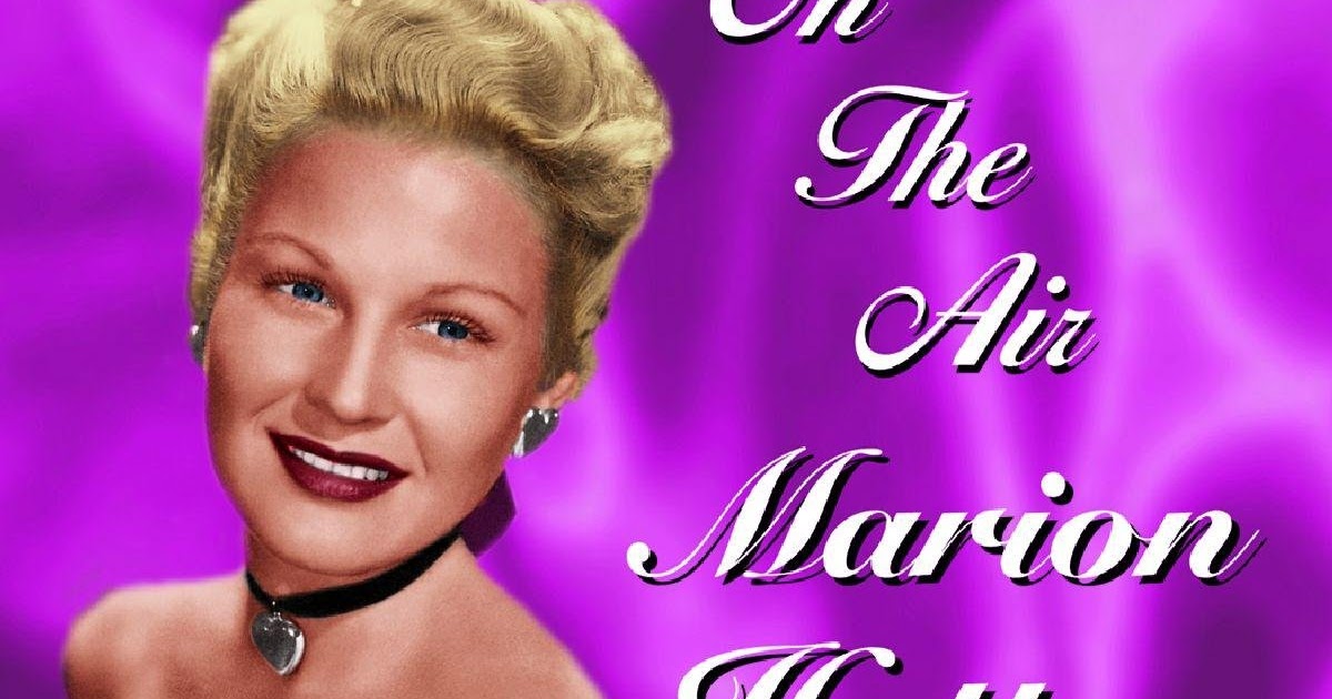 Marion Hutton Swing City Radio Playing Your Big Band and Swing