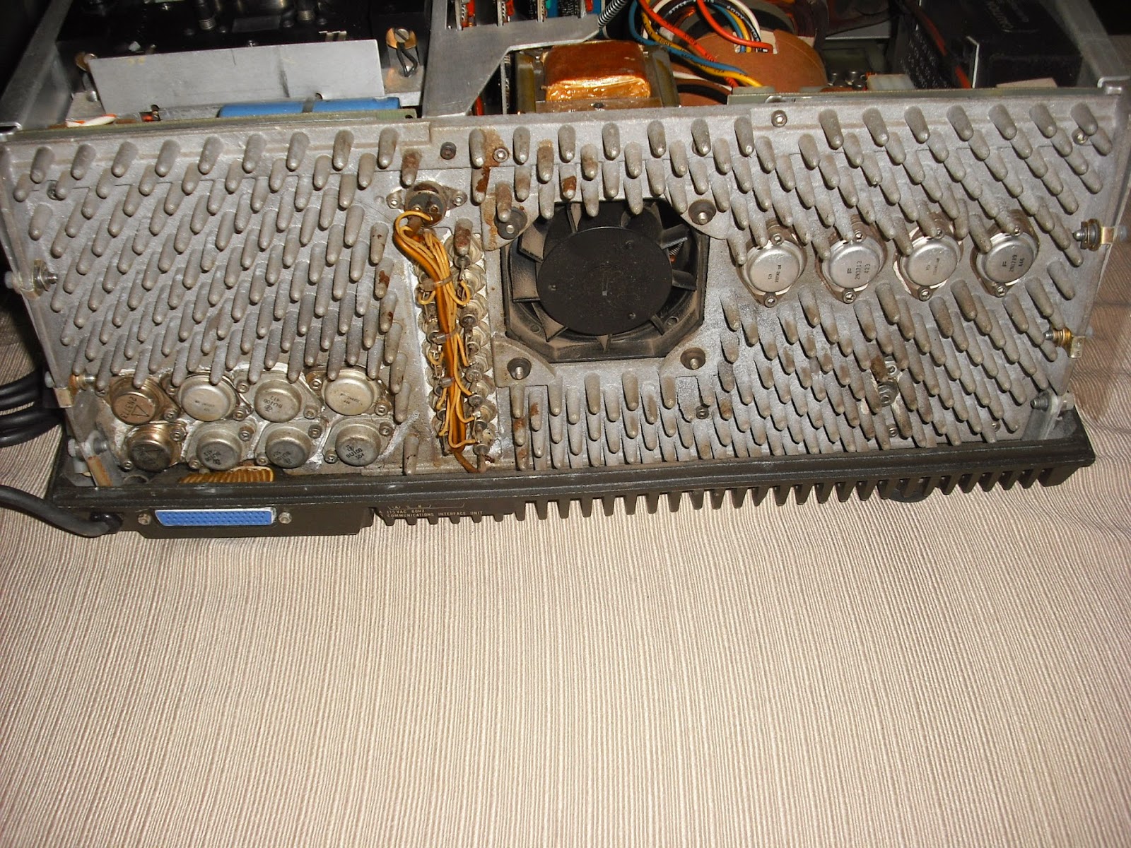 CTC2200 back panel heat sink