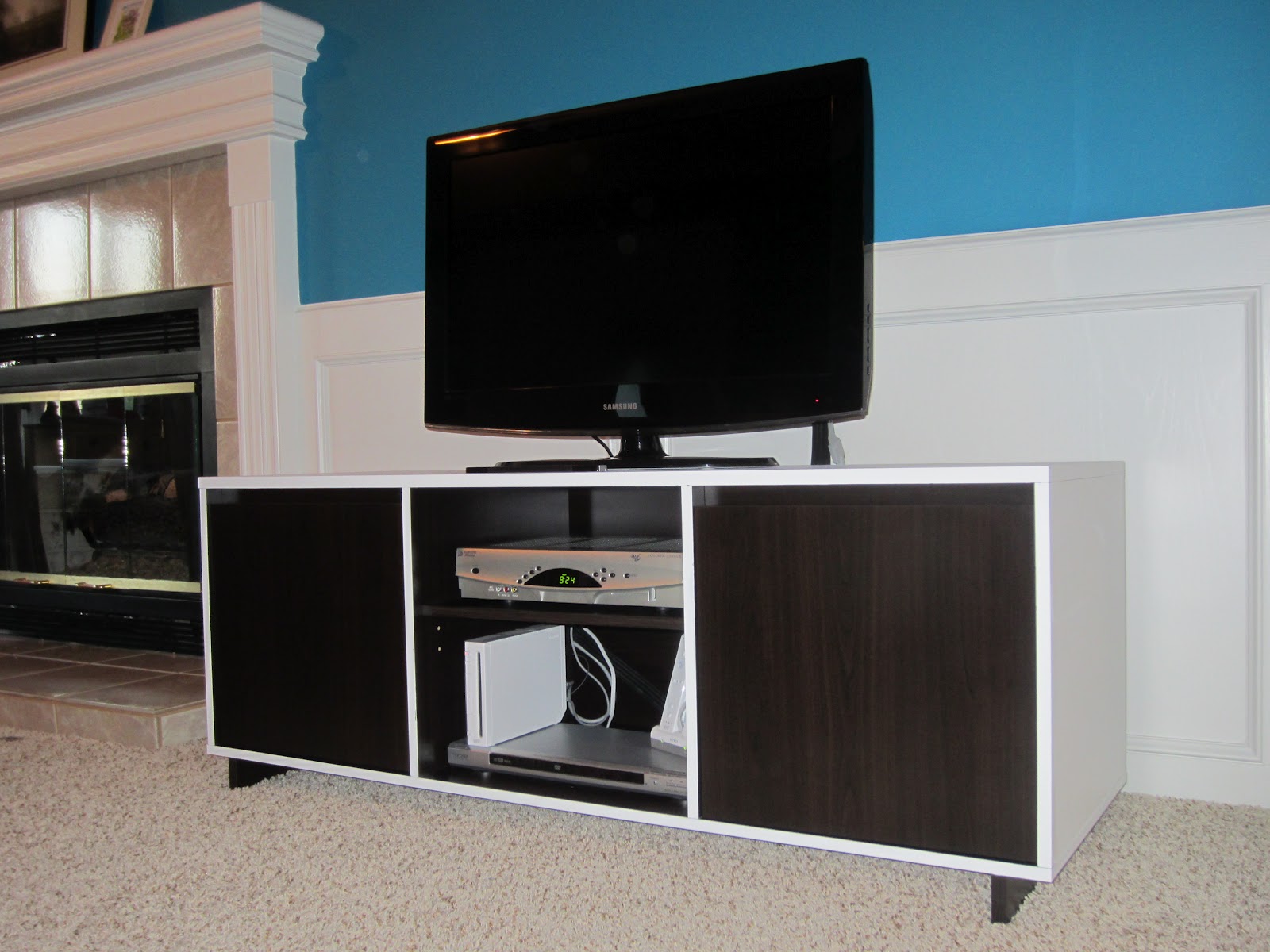 Blue 11 Interiors TV Stand Makeover