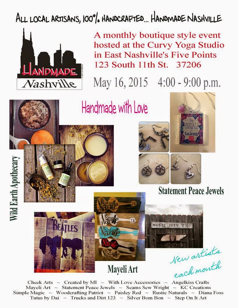 Handmade Nashville Handmade Nashville Arts & Crafts Fair at Curvy Yoga