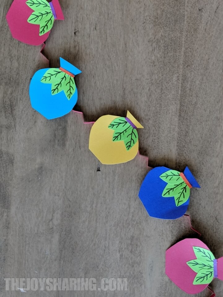 Easy Paper Garland Diwali Craft The Joy of Sharing