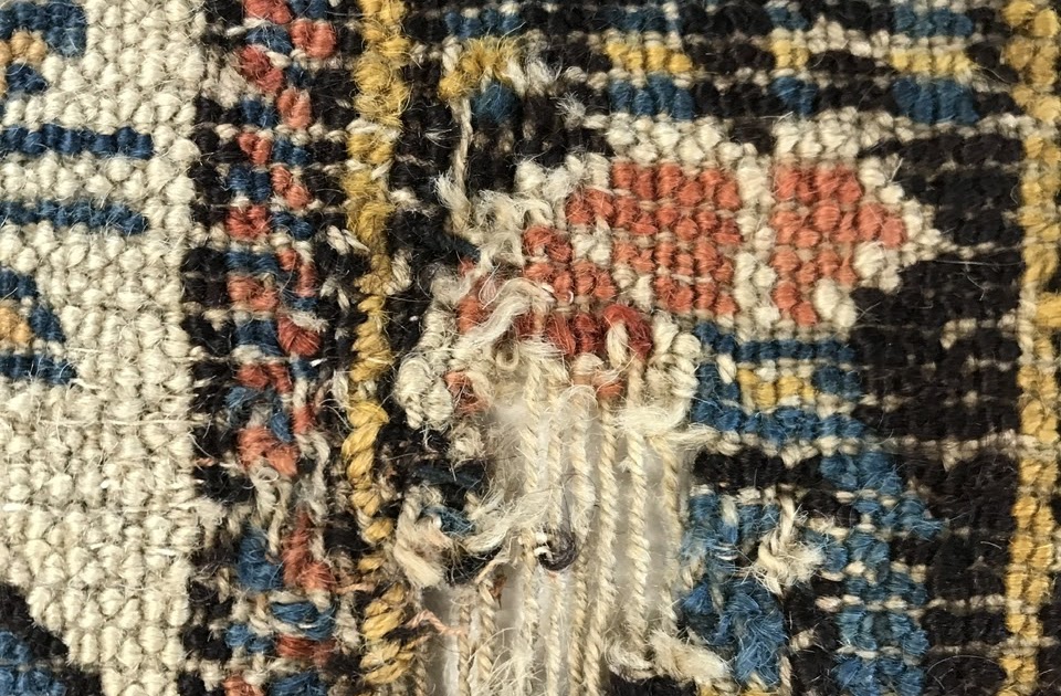 Repairing a Hole in an Oriental Rug