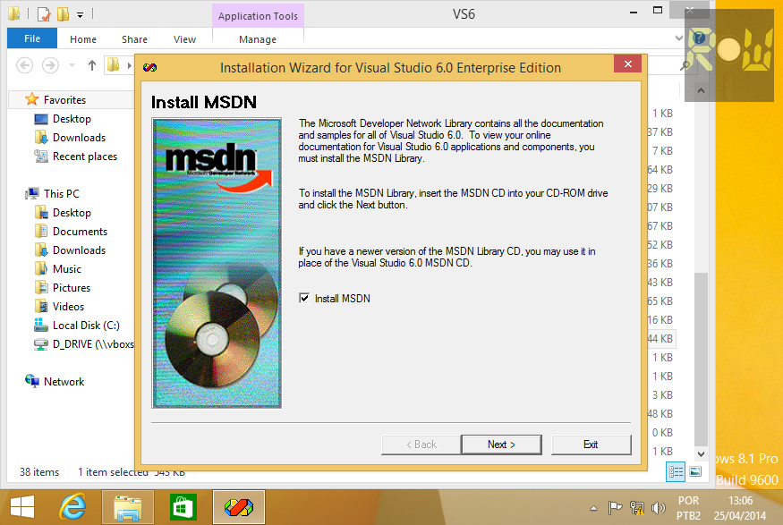 Dica rápida: instalando o Visual Basic 6 no Windows 8.X, 7 e Vista