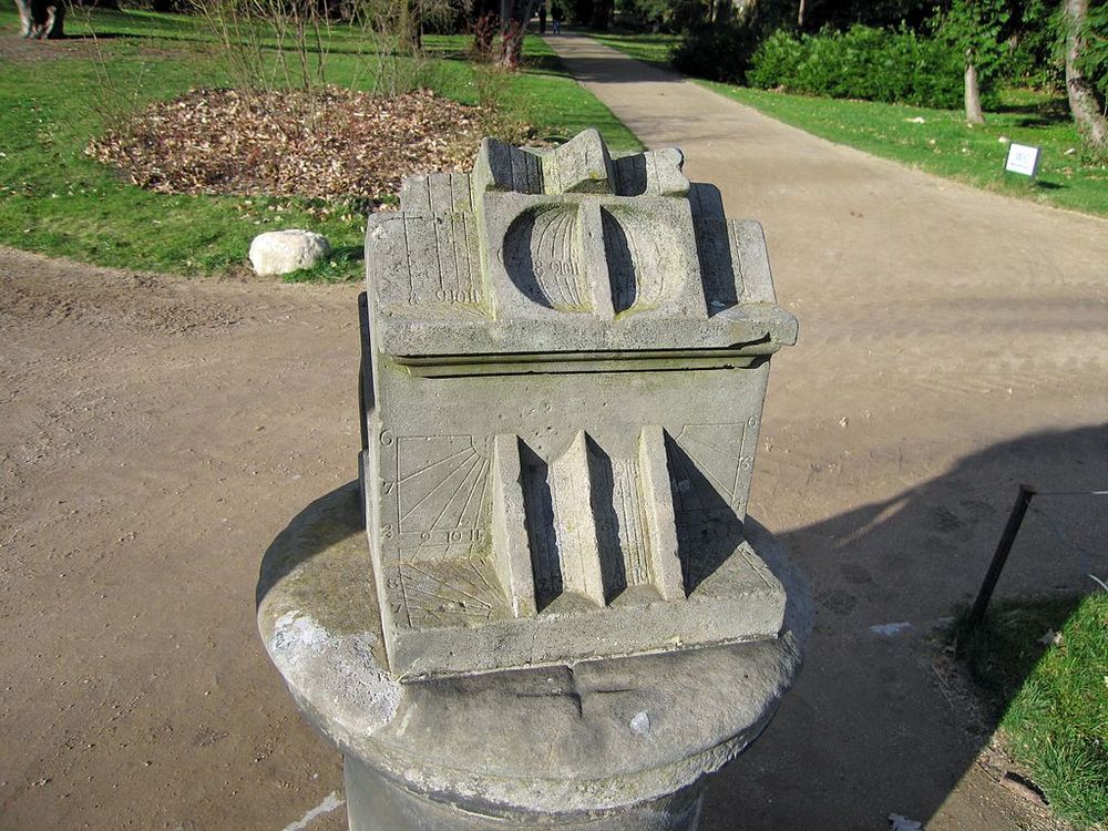  sundial near Roman Baths in Sanssouci Park