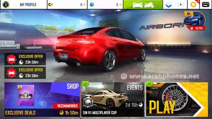 تحميل لعبة Asphalt 8: Airborne مهكرة للآيفون والآيباد