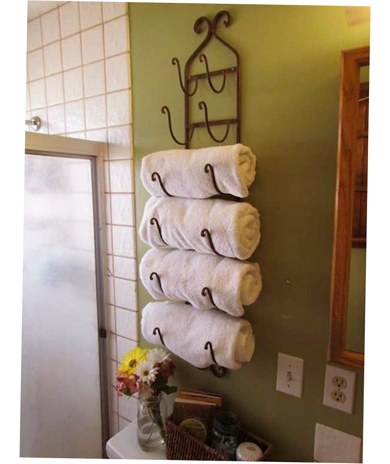 Bathroom Towel Storage Ideas Creative 2016 - Ellecrafts