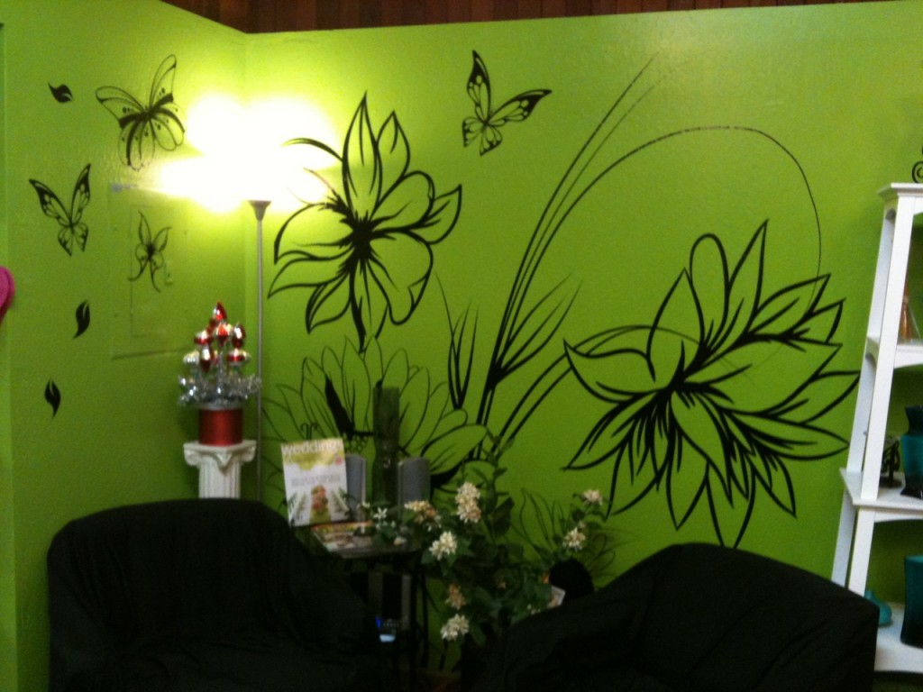 Lukis Dinding Bunga Exotic dan Menawan GRIYA LUKIS MURAL DINDING