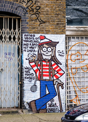 Where's Wally, graffiti, East London