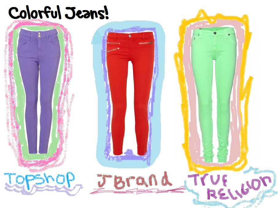 Spring Fashion Must Haves: Colorful Jeans
