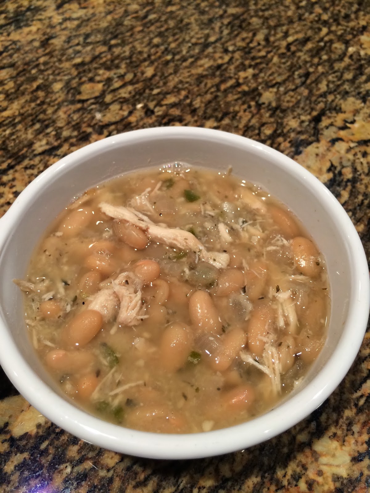 Figure By Faith Slow Cooker White Bean Chicken Chili HEALTHY!