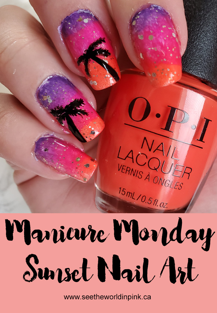 Manicure Monday - Sunset Nail Art