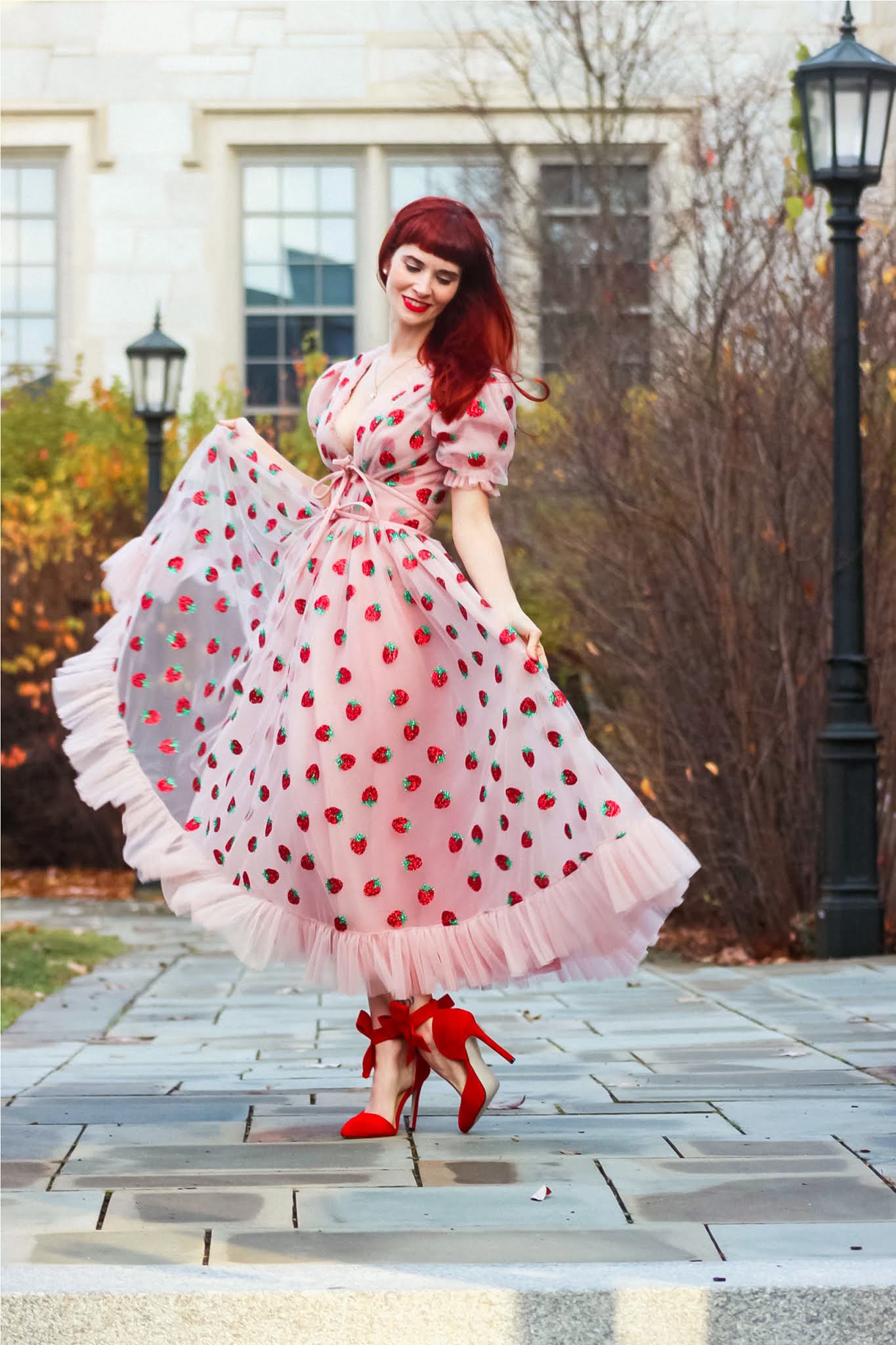 lirika matoshi strawberry dress