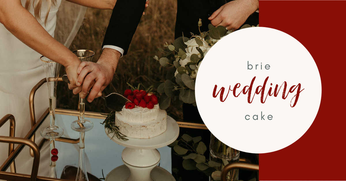 brie wedding cake tower