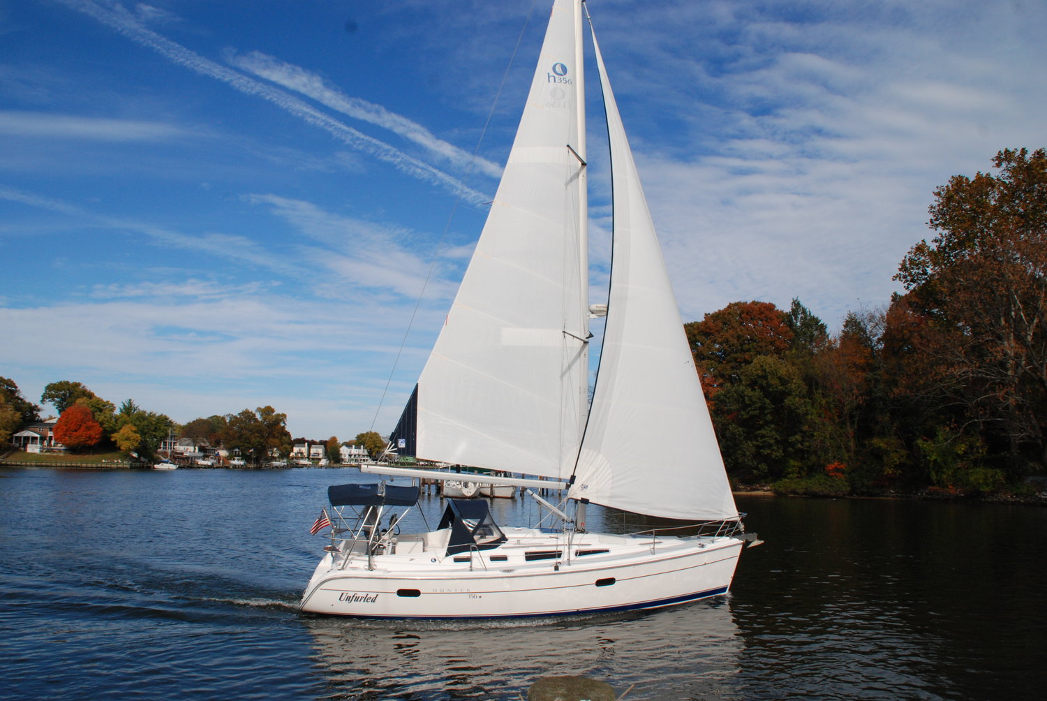 hunter sailboat circumnavigation