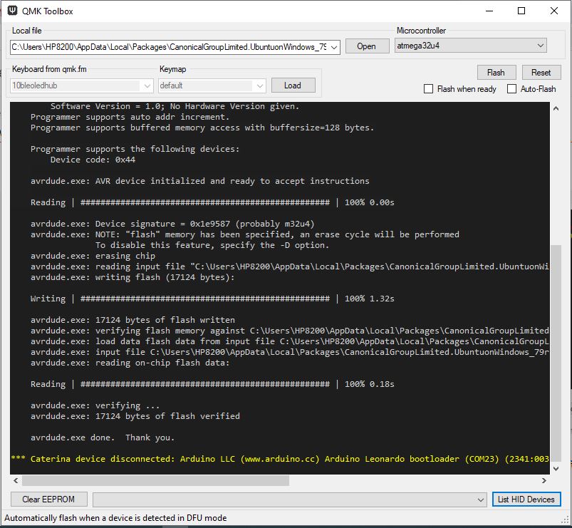 How to flash your Pro Micro controlled Pxx keyboards with QMK firmware