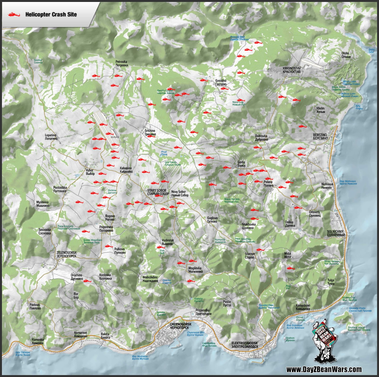 Mapa dayz spawns carros helicrash dayz brasil