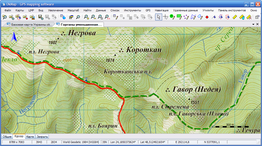 Программа OkMap