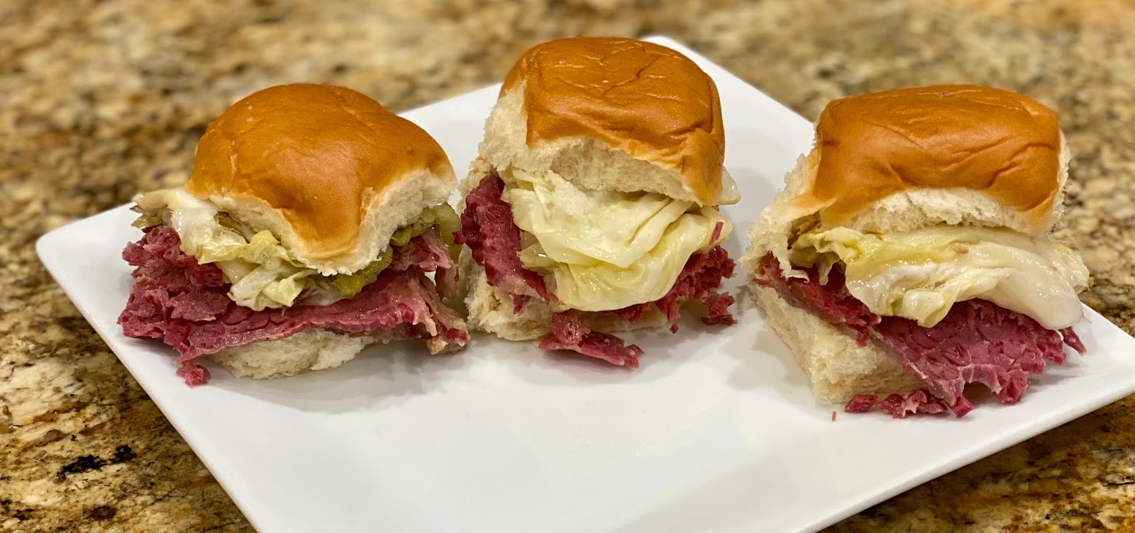 GREAT EATS HAWAII CORNED BEEF SLIDERS