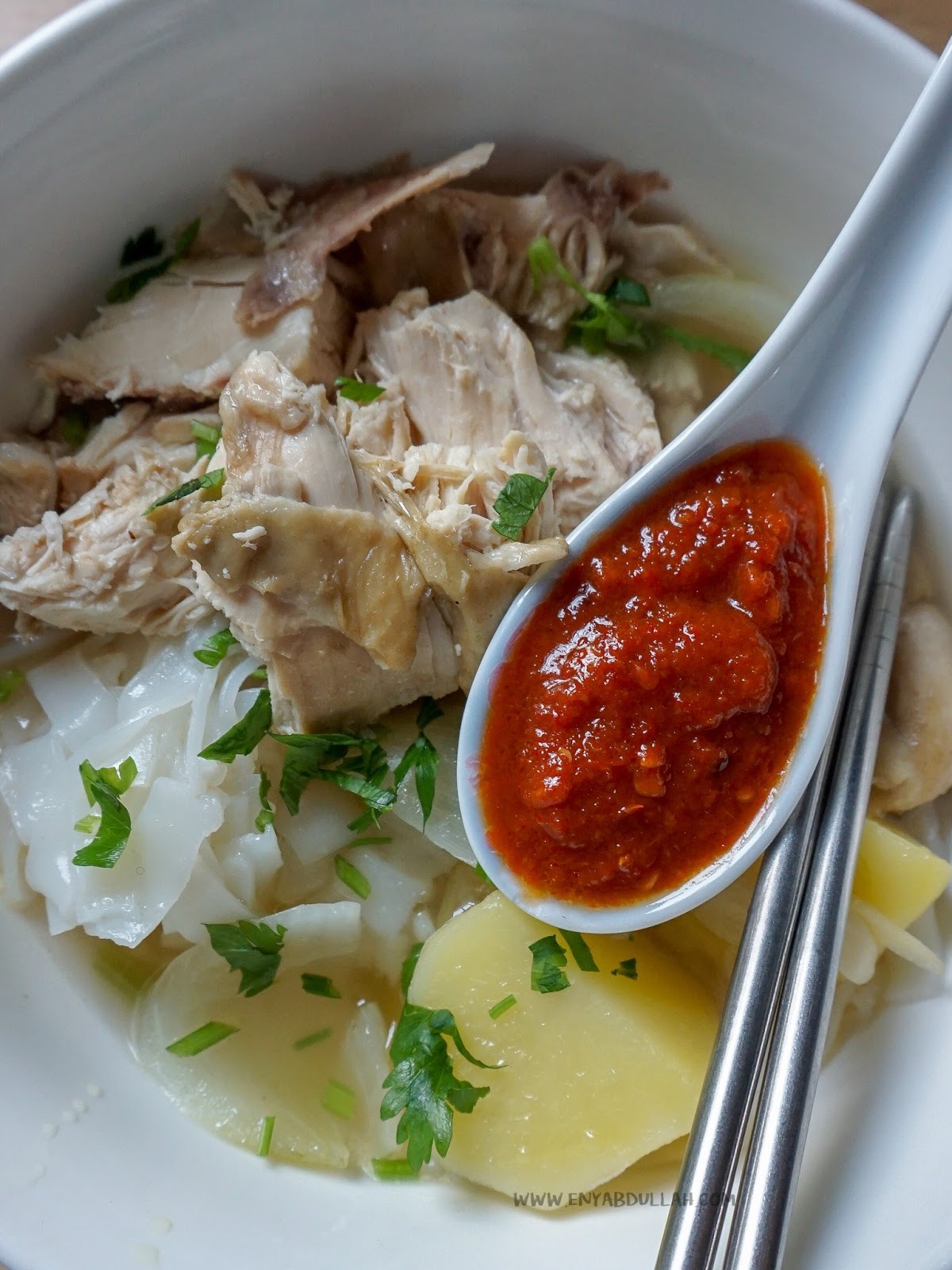 Sambal Cili Merah Bihun Sup Utara Enyabdullahcom