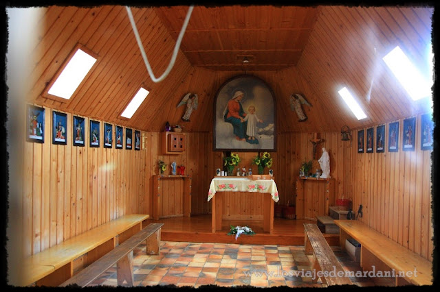 Interior de la Capilla de la Virgen de las Nieves Velika Planina