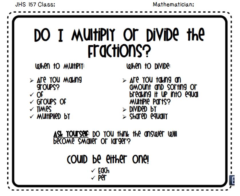 fraction problem solving year 2