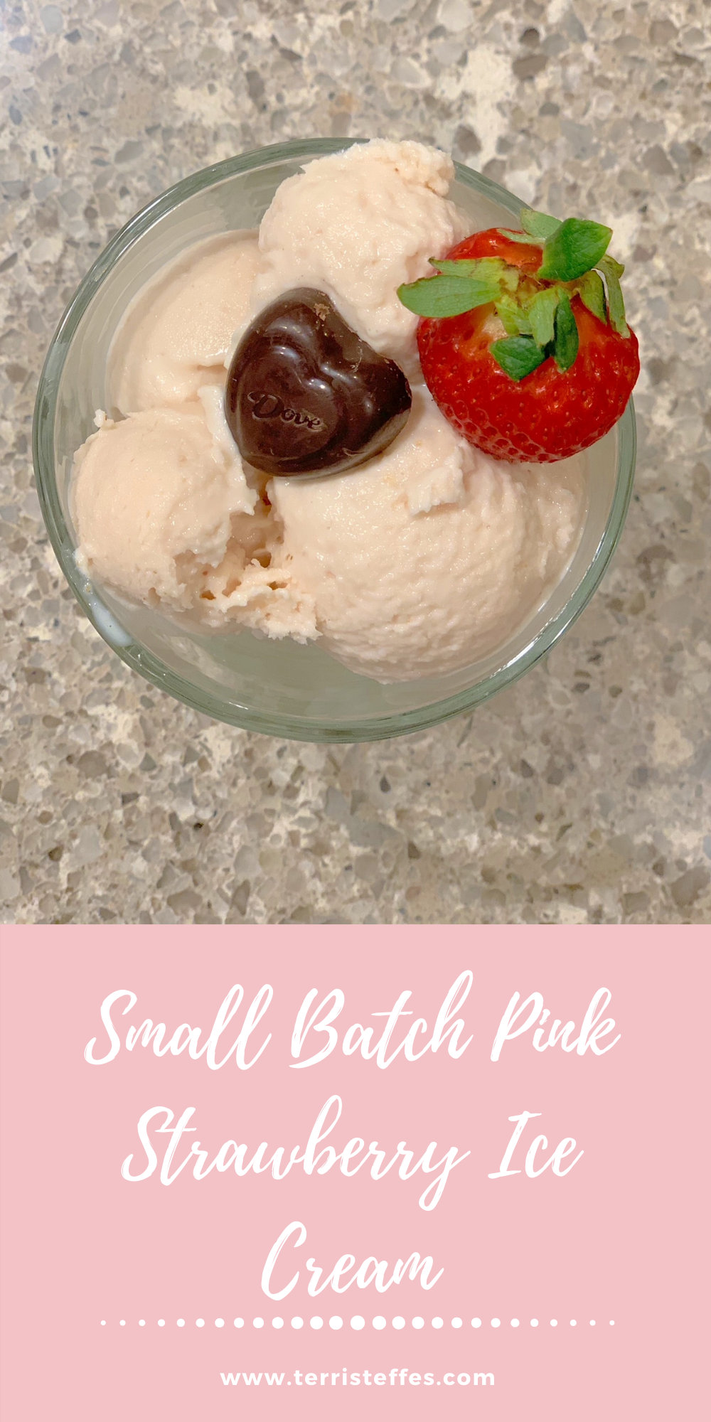 Small Batch Pink Strawberry Ice Cream TasteCreations Our Good Life