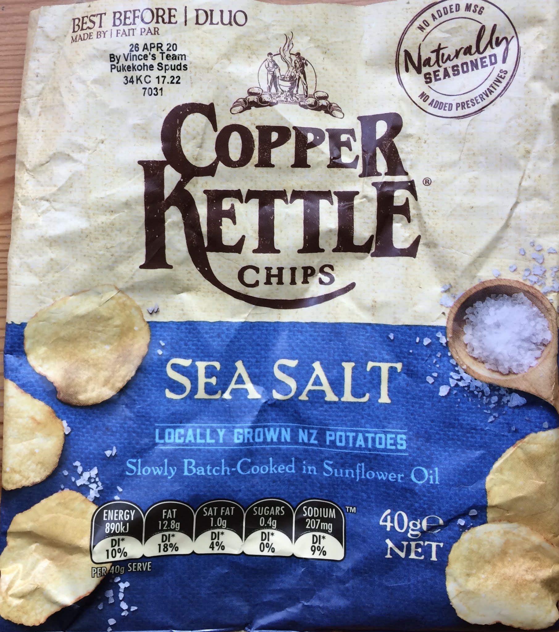 Cheeseburger Crisps & Other Stories Copper Kettle Chips Sea Salt