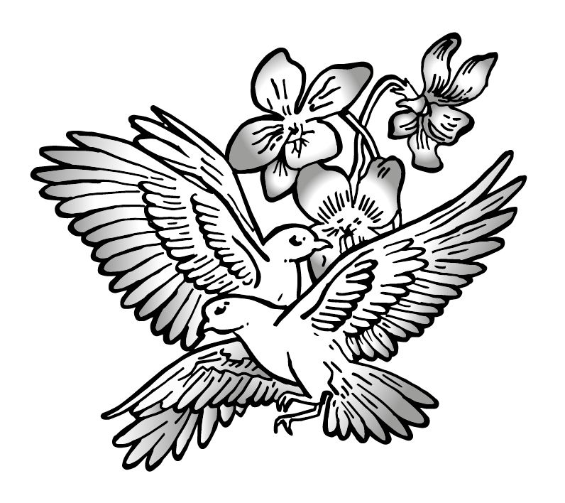 Эскиз тату голубь минимализм