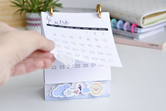 Scrapbooking calendar