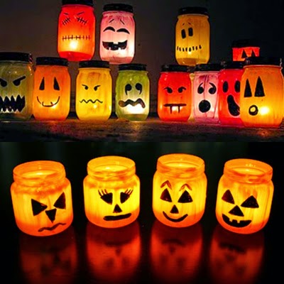 portavelas, DIY, Halloween, blogger de moda, mi vestido azul, Castellón