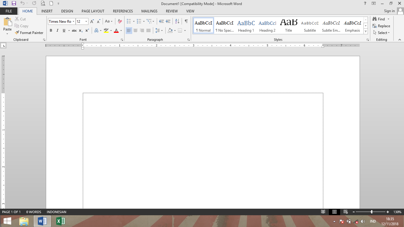 Mengubah Tampilan Text Boundaries Microsoft Office Word 2013 Menjadi Tidak Bergaris Eman Mendrofa