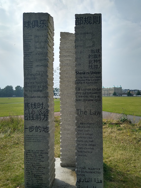 Football Rules Monument, Cambridge Football, Cambridge, Psychogeography, Parkers Piece