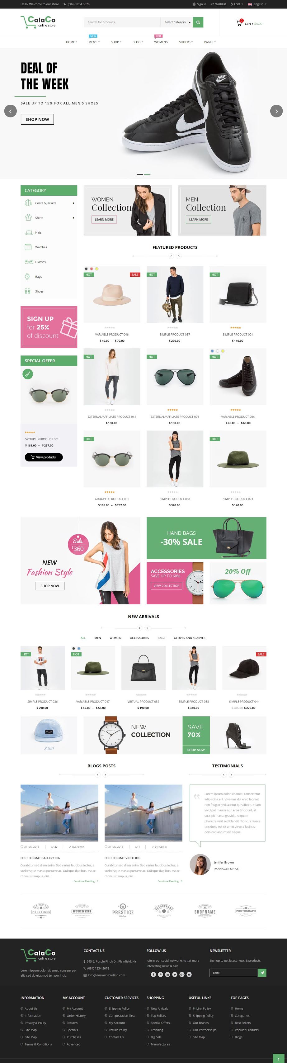 Clothing and fashion ECommerce Website Design By AJ Agency