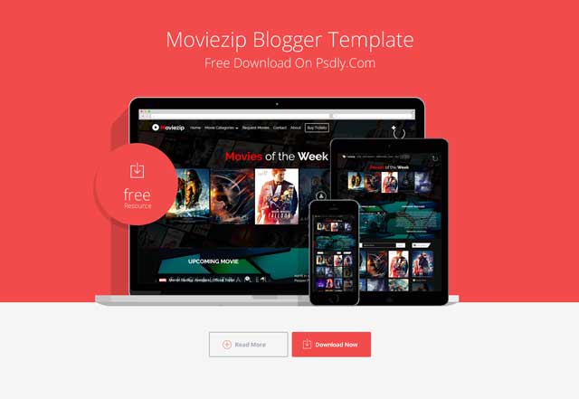 movie review blogger template