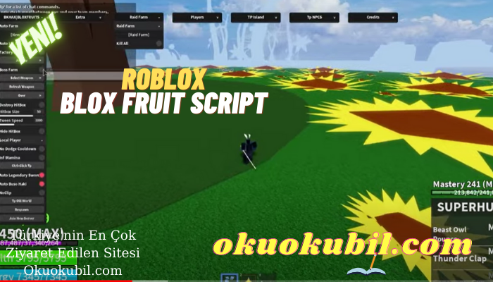 Roblox Blox Fruit Aoto Farm Gui Script Oyunu ESP, Hilesi İndir 2021