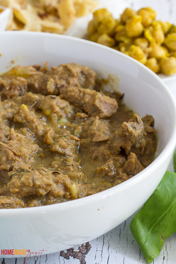 Pressure cooker curry beef