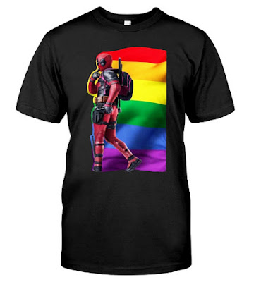 LGBT flag DeadPool T Shirts Hoodie Sweatshirt Sweater Tank Tops