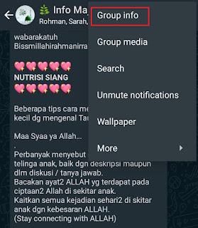 select group info