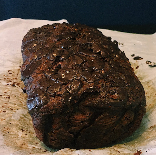 Dark Chocolate Walnut Zucchini Bread