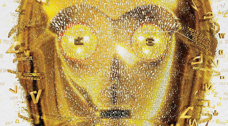 Bleublancrouge's C3PO exhibition poster