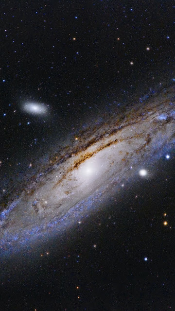 Andromeda Galaxy, Nebula, Space, Stars