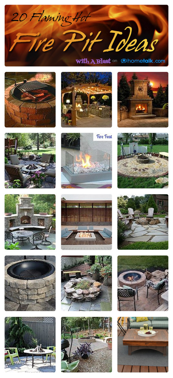 20 DIY Flaming Hot Fire Pit Ideas