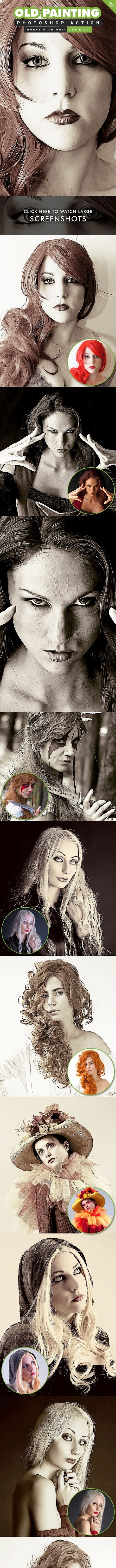 Graphicriver - Old Painting Photoshop Action V.2 19883642 2 Preview%2B%25281%2529