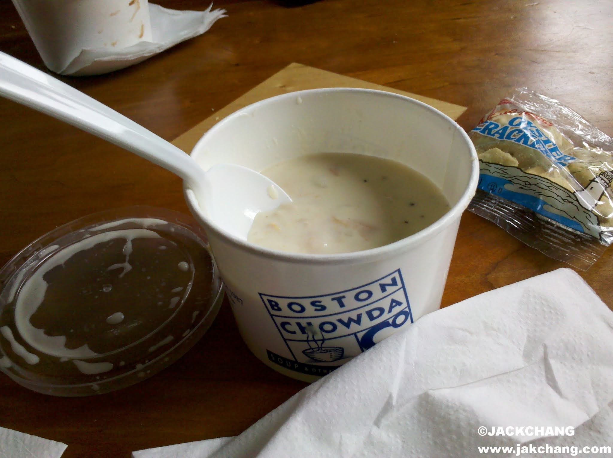 United StatesBoston Quincy MarketMust try Boston Chowda's clam