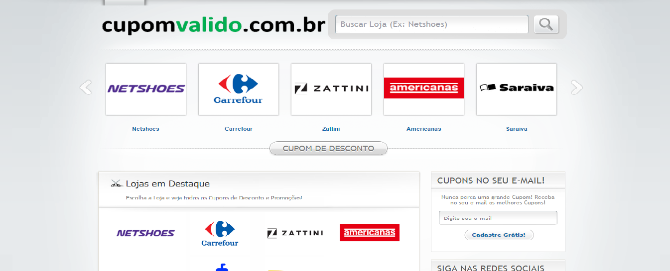 cupom desconto valido netshoes