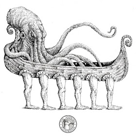 10-Octopus-Flintstones-car-Tim-Andraka-Funny-Animals-www-designstack-co
