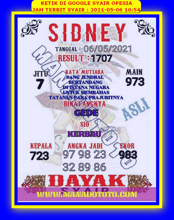 gambar togel sydney